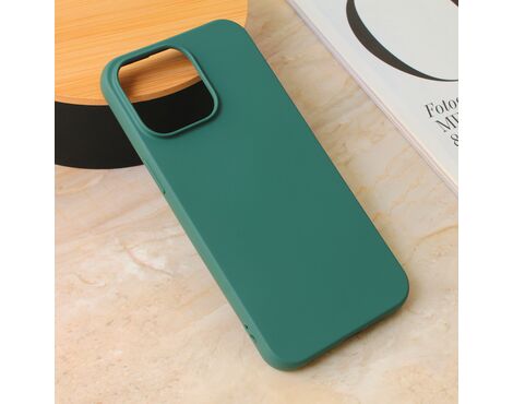Silikonska futrola Teracell Giulietta - iPhone 15 Pro 6.1 mat zelena.