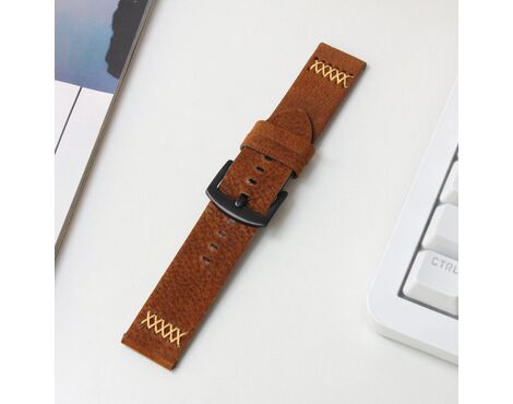 Narukvica thread kozna - smart watch 22mm braon.