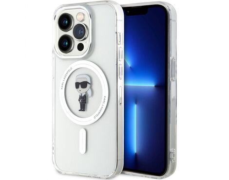 Futrola Karl Lagerfeld Hc Magsafe IML Ikonik - iPhone 15 Pro 6.1 Transparent (KLHMP15LHFCKNOT).