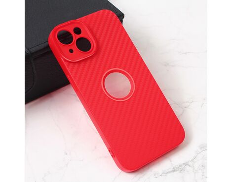 Futrola Carbon Stripe - iPhone 13 crvena.
