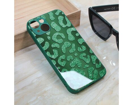 Futrola Shiny glass - iPhone 15 zelena.