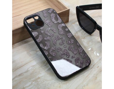 Futrola Shiny glass - iPhone 15 siva.