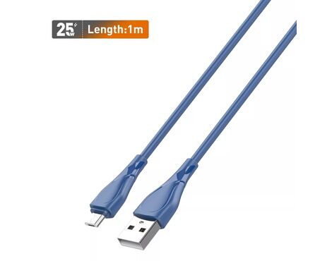 Data kabl Ldnio LS611 25W Fast micro USB plavi 1m.