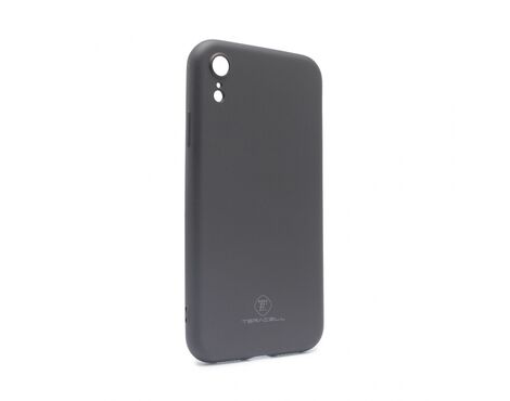Silikonska futrola Teracell Giulietta - iPhone XR mat crna.