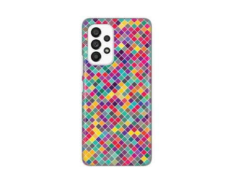Silikonska futrola PRINT Skin - Samsung A536 Galaxy A53 5G Colorful cubes.