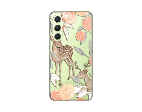 Silikonska futrola PRINT Skin - Samsung A546B Galaxy A54 5G Flower Deer.