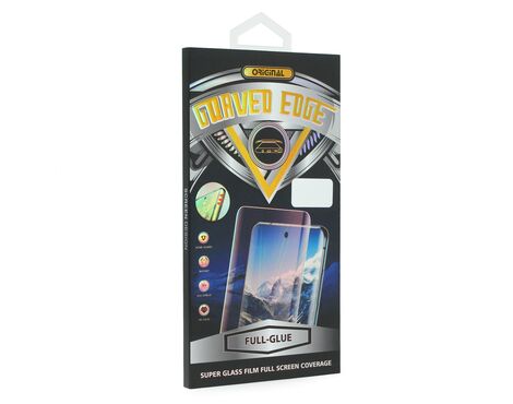 Tempered glass full glue - Huawei Honor 90 zakrivljeni crni.