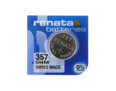 Baterija srebro oksid Renata 1.55V SR44W/357.