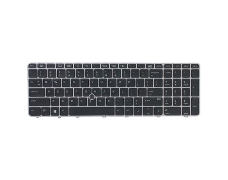 Tastatura - laptop HP 850 G3 sivi frame sa misem.