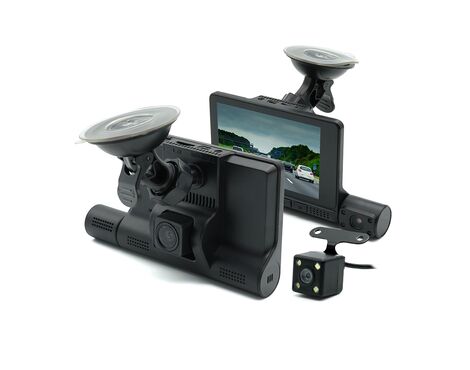 Auto kamera T710 triple camera crna (MS).