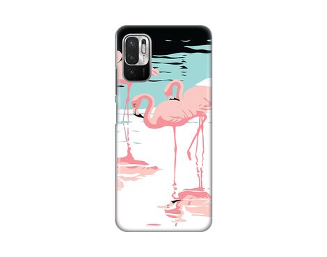 Silikonska futrola PRINT - Xiaomi Redmi Note 10 5G Pink Flamingos.