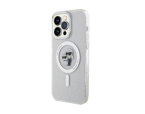 Futrola Karl Lagerfeld Iml Magsafe Glitter Case Karl & Choupette - iPhone 15 Pro Max (6.7) providna Full ORG (KLHMP15XHGKCNOT) (MS).