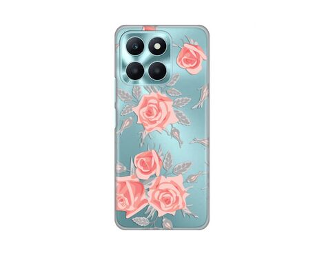 Silikonska futrola PRINT Skin - Huawei Honor X6a Elegant Roses.