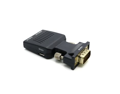 Adapter VGA+AUDIO 3.5mm na HDMI (MS).