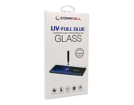 Zastitna folija za ekran GLASS 3D MINI UV-FULL GLUE - Samsung G973F Galaxy S10 zakrivljena providna (sa UV lampom) A+ (MS).