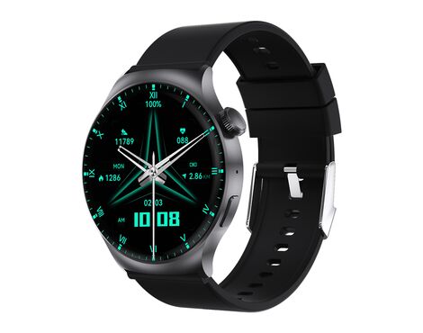 Smart Watch DT4 Mate crni (silikonska narukvica) (MS).