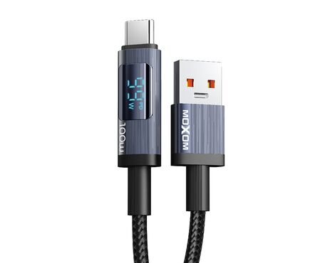 USB data kabl MOXOM LX-CB882 100W Type-C 1.2m crni (MS).