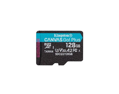 Memorijska kartica Kingston Canvas Go 128 GB 170MB/s 4K SDCG3/128GB (MS).