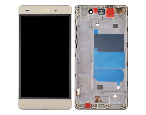 LCD displej (ekran) - Huawei P8 Lite + touchscreen + frame Gold.