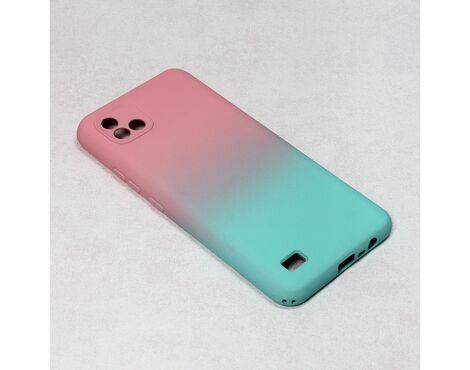 Futrola Double Color - Realme C11 (2021)/C20 roze-mint.