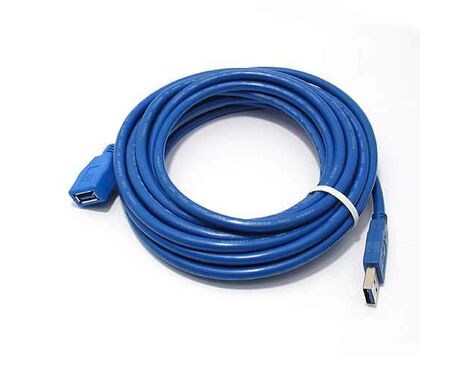 USB kabl produzni A/F 3.0 5m plavi (MS).
