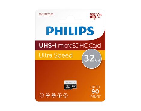 Memorijska kartica PHILIPS Micro SD 32GB V30 ULTRA SPEED (FM22TF032B/93) (MS).