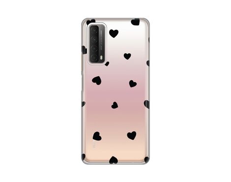 Silikonska futrola PRINT Skin - Huawei P smart 2021 Hearts.