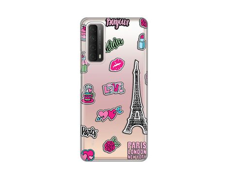 Silikonska futrola PRINT Skin - Huawei P Smart 2021 Love Paris.