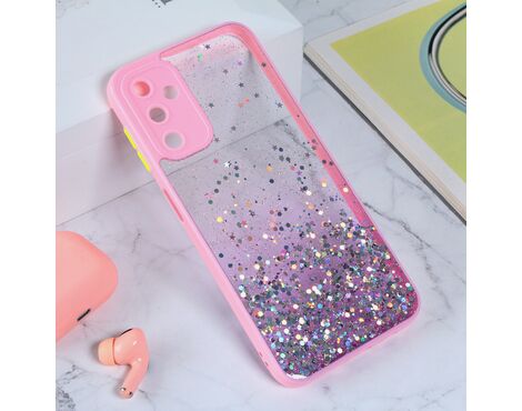 Futrola Frame Glitter - Samsung A145R/A146B Galaxy A14 4G/5G roze.