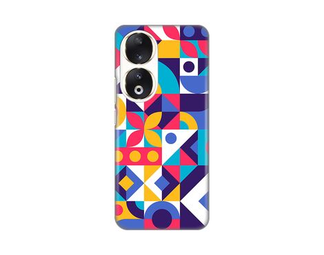 Silikonska futrola PRINT Skin - Huawei Honor 90 Colorful Mosaic.