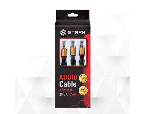 Kabl STARK 3.5mm na 2RCA M-M 1.5m.