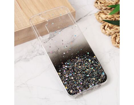 Silikonska futrola Glitter - za Samsung A145R/A146B Galaxy A14 4G/5G crna.