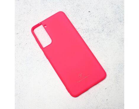 Silikonska futrola Teracell Giulietta - Samsung G991 Galaxy S21 mat pink.