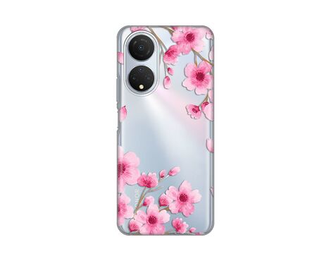 Silikonska futrola PRINT Skin - Huawei Honor X7 Rose flowers.