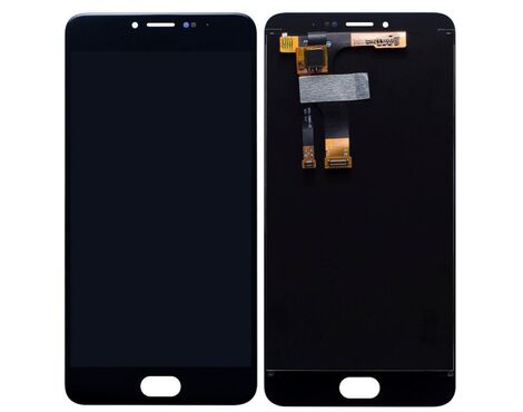 LCD displej (ekran) - Meizu M3 Note +touchscreen crni (ravan flet).