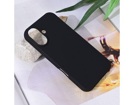 Futrola Teracell Soft Velvet - iPhone 16 6.1 crna.