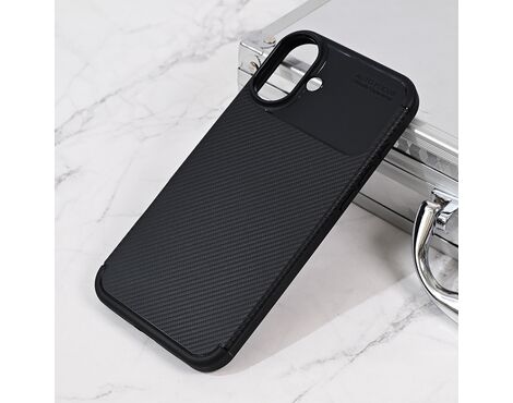 Futrola Defender Carbon - iPhone 16 Plus crna.