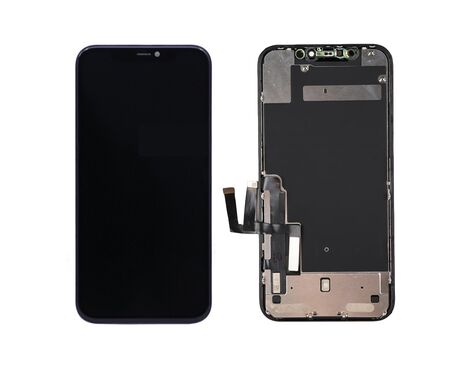 LCD displej (ekran) - Iphone 11 + touchscreen black (crni) (sa drzacem kamere I senzora) NCC Incell.