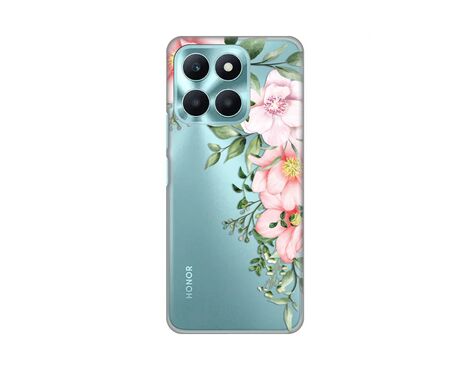 Silikonska futrola PRINT Skin - Huawei Honor X6a Gentle Rose Pattern.