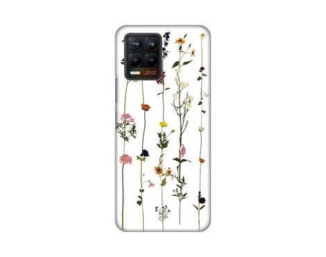 Silikonska futrola PRINT Skin - Realme 8 4G/8 Pro Flower.