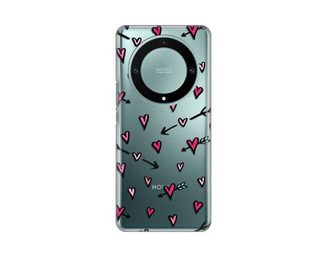 Silikonska futrola PRINT Skin - Huawei Honor Magic 5 Lite Heart Pattern.