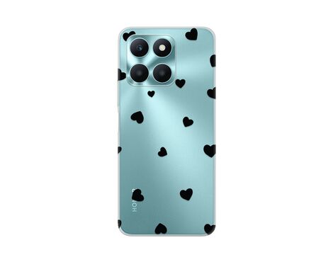 Silikonska futrola PRINT Skin - Huawei Honor X6a Hearts.