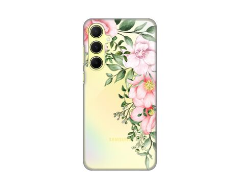 Silikonska futrola PRINT Skin - Samsung A556 Galaxy A55 5G Gentle Rose Pattern.