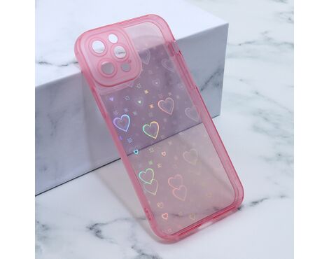 Futrola Heart Color IMD - iPhone 12 Pro 6.1 roze (MS).