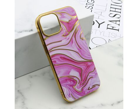 Futrola MARBLE - iPhone 15 roze (MS).