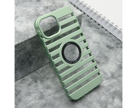 Futrola LINES LOGO CUT - iPhone 15 mint (MS).