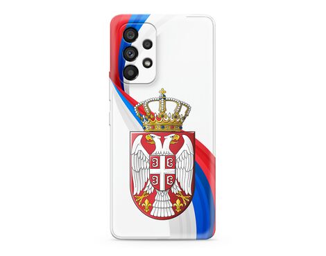 Silikonska futrola ultra tanka (skin) PRINT CLEAR - Samsung A536 Galaxy A53 5G SRB12 (MS).