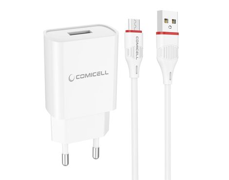 Kucni punjac Comicell Superior CO-DC21 2.1A Micro USB beli (MS).