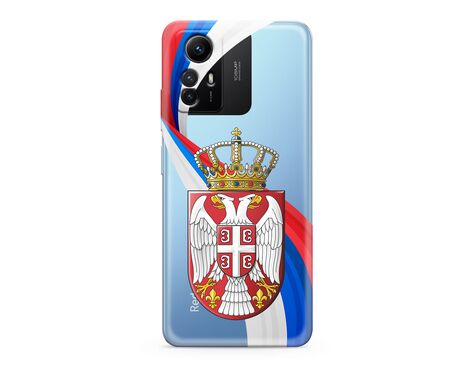 Silikonska futrola ultra tanka (skin) PRINT CLEAR - Xiaomi Redmi Note 12S SRB12 (MS).