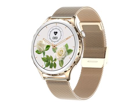 Smart Watch AK43 gold (metalna narukvica) (MS).